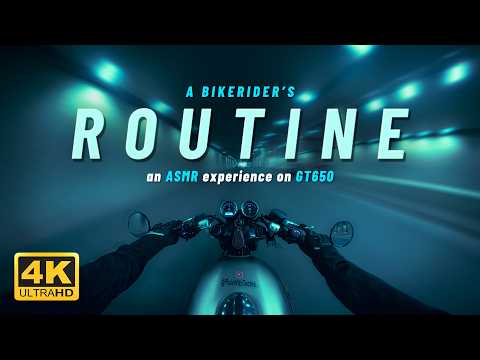 A Bikerider's Routine | ASMR | No Talking | Relax & Enjoy | India