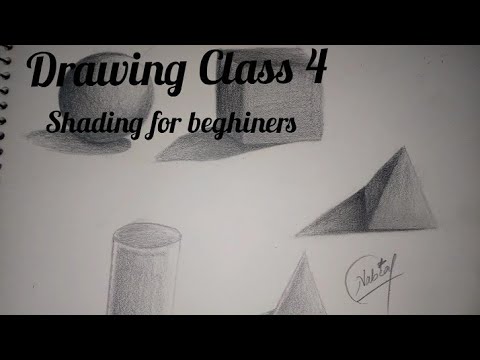 Shading Class For Beginners ||Class 4 ||  3D Shading In Basic Shapes. N'Art