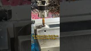 Hot Melt Magic Leak Proof Threads! #machine #factory #cnc#drilling #tapping #hotmelt #threads
