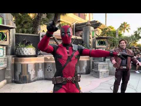 Guardians of The Galaxy : Awesome Dance Off  w/Deadpool - DCA