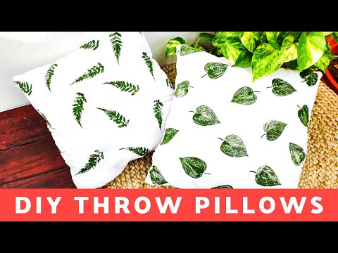 DIY Throw Pillow/Cushion Pillow