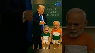 Indian PM Modi vs Pakistani PM shahbaz and Donald Trump's #india #pakistan #pakindiawar #warthunder