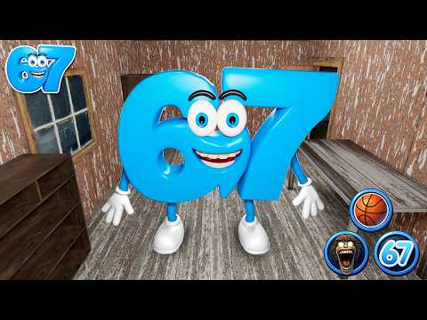 Playing as 67 (Six Seven) in Granny House | 3D Animation Story