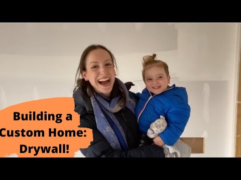 Building a House: Construction Steps – Drywall Installation & Closing up the Walls!