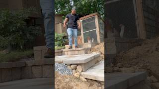 How to build steps? #reactionsbysf #stonemason #viral #shorts