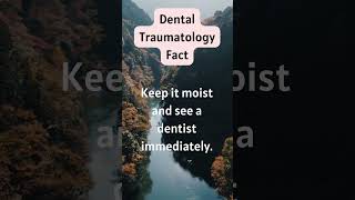 "Saving Smiles: How to Re-Implant a Knocked-Out Tooth"  #DentalTraumatology #ToothEmergency