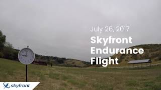 World Record Multirotor Endurance Flight - 4 hours 34 minutes - Skyfront Tailwind