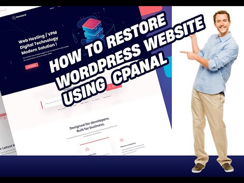 Learn How to Backup and Restore WordPress Website from Cpanel #wordpresswebsite #restorewordpress