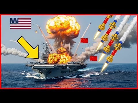 U.S. Carrier Under FIRE — China’s Missile Storm Changes Everything!