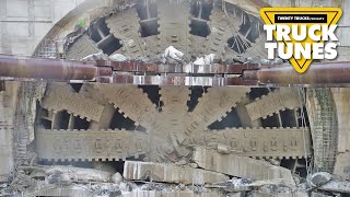 Tunnel Boring Machine for Children | Truck Tunes for Kids | Twenty Trucks Channel | Big Bertha