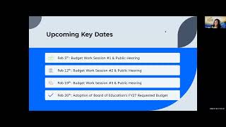 Board of Education Operations, Budget and Fiscal Affairs Committee Meeting January 28, 2025