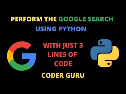 #6 PERFORM THE GOOGLE SEARCH USING PYTHON || GOOGLE SEARCH USING PYTHON || #GOOGLE SEARCH