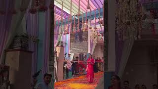 Newly bride come in home first time #wedding #bridemaid #weddingparty #love #newlyweds #married