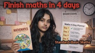 I scored 100/100 in Maths using this 3-day Masterplan 🔥