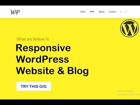 WordPress website