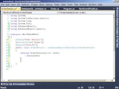 DatabaseObjects | Part 4 - Master / Detail Relationships