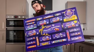 ONE MAN VS CADBURY'S WORLD'S BIGGEST SELECTION BOX | BeardMeatsFood