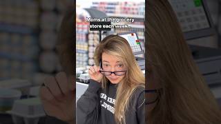 Moms at a grocery store in 2024 #momproblems #funny #relatablemom #comedy #mombosslife