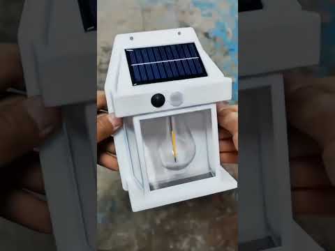 Solar Wall Lights Outdoor Lamps waterproof for Patio Garden #outdoorlights #gardenlight