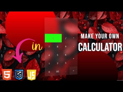 CREATE A CALCULATOR IN HTML, CSS, & JAVASCRIPT|Calculator Using HTML CSS and JavaScript|Calculate js