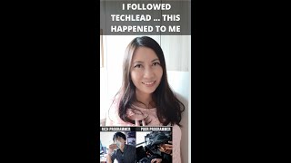 I followed TechLead ... this happened to me #shorts
