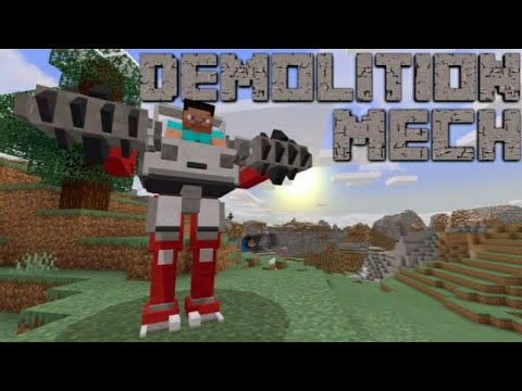 MINECRAFT: MECH AND JETPACK IN MINECRAFT (MOD SHOWCASE)