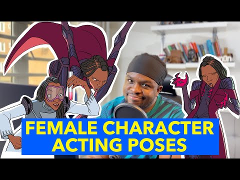 How To Create Acting Poses For A Black Female Character