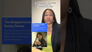 MINOR changes to the application can call into question credibility - it’s hard to win asylum.