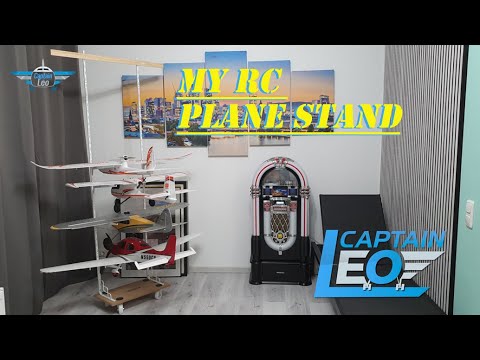 RC Plane Stand : Homemade, mobile for RC airplanes.