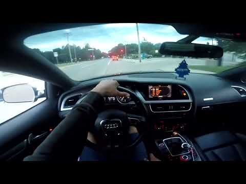Audi S5 v8 4.2L POV Cruise (Pulls + Heel Toe Downshifts)