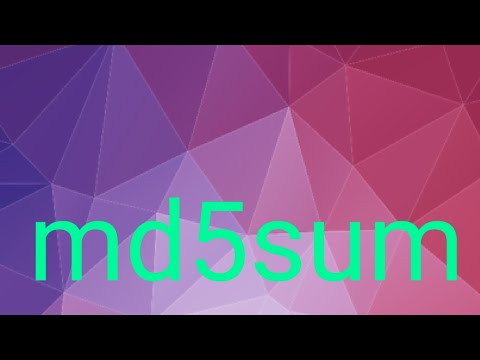 md5sum how it helps in checking the same file when to production with out tampering
