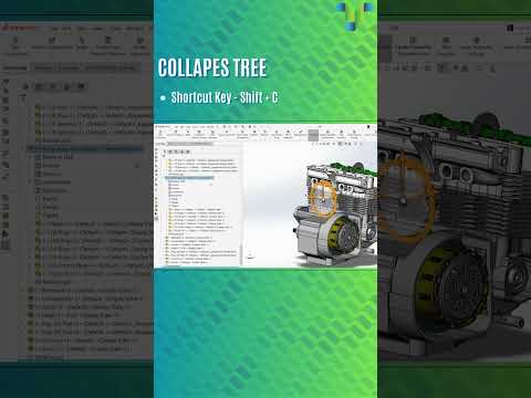 Tip of the week 4:  #solidworkstips  #cadtips #3dmodeling #keyboardshortcuts #designtips