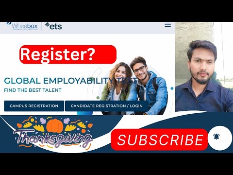 Global employability Test  Registration || आज मैंने Global Employability Test के लिए पंजीकरण किया ||