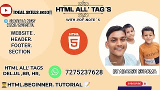 #computer #html #coding #coding #tags html tag tutorial for beginners