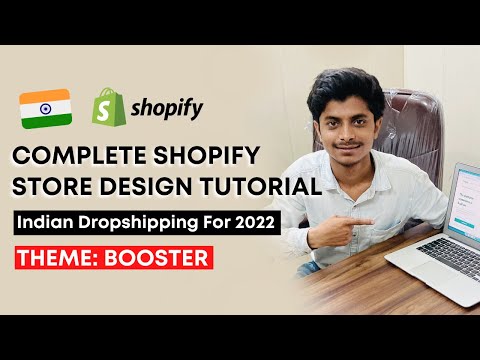 Complete Shopify Store Design Using Booster Theme | Step By Step Tutorial For INDIAN DROPSHIPPING