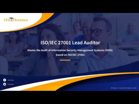 ISO 27001 Lead Auditor Training | ISMS 27001 Lead Auditor | Unichrone
