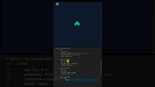 Folding cube animation | Html CSS #fypシ゚viralシ #CustomWebsites #frontenddesign #webdevelopment