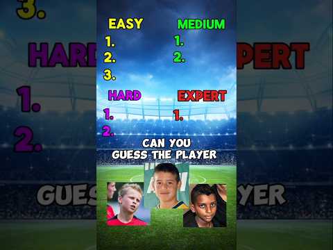GUESS THE PLAYER FROM CHILDHOOD PHOTO #footballquiz #footballtrivia #quiz #trivia #shorts #soccer