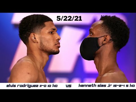 Kenneth Sims Jr vs Elvis Rodriguez  (Highlights) 5/22/21