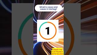 Verilog QnA Interview Kit 5 #vlsi #electronicsbasics #verilog #shortsquiz #interview