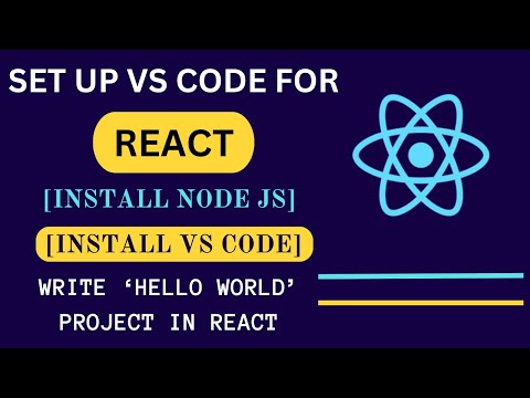 How To Set Up React Project || Install Node Js || Install NPM || Tutorials For Beginners