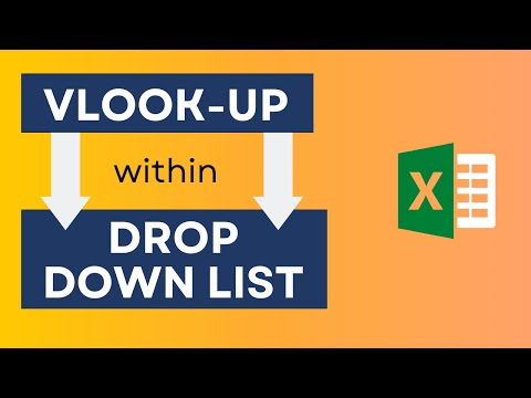 Vlookup Within Drop Down List