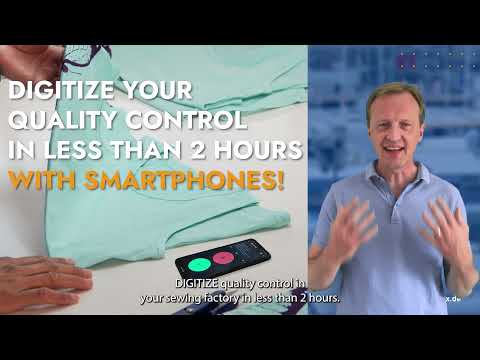 Affordable and easy quality control digitization with smartphones and ARTiTEX for any sewing factory