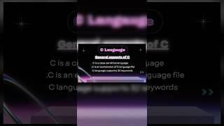 C language #youtubeshorts #shortsfeed #viral #trendingshorts #facts #coding #ytshorts #studywithme