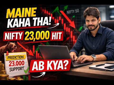 Nifty Hit 23,000 Support 📉10 March Prediction Right? #bolkyasahihai