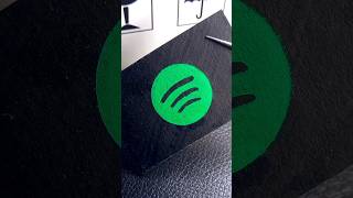 Spotify logo ♊ #flagdrawing  #art #colors #USA #USCrafts #FlagArt #viralshort #trending #spotify