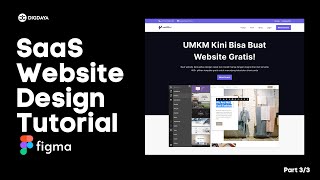 Part 3/3 | How to Design a SaaS Website | Web123 | Figma UI UX Design Tutorial