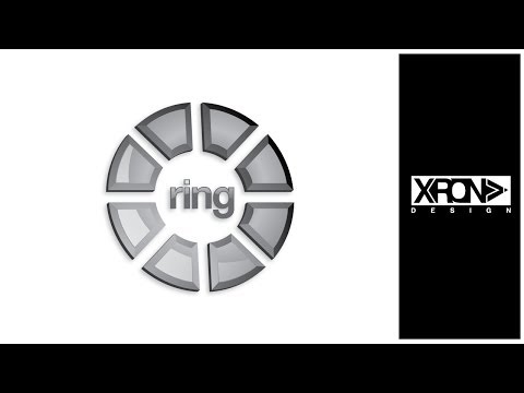 3D LOGO DESIGN in Adobe Illustrator - Ring
