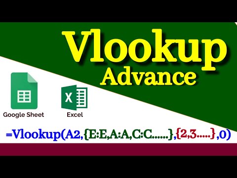 ADVANCED VELOOKUP !!How to Use ARRAYFORMULA with VLOOKUP in Google sheet!!  Google शीट में VLOOKUP