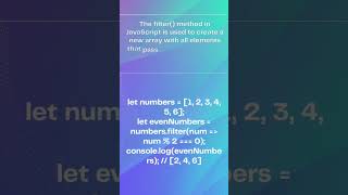 Master JavaScript map() & filter() Methods in 15 Seconds! #javascript Java #webdevelopmenttutorial